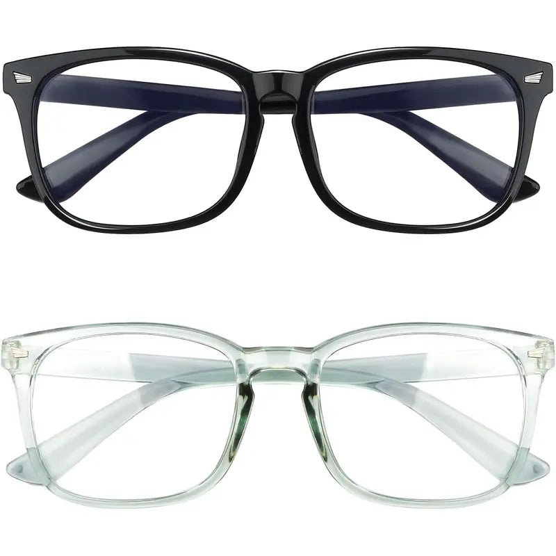 Blue Light Blocking Computer/Gaming/Tv Glasses,2026 Fashion Glasses for Daily Use,Adult Party Glasses, Unbreakable Classic Eyewear for Men Women.